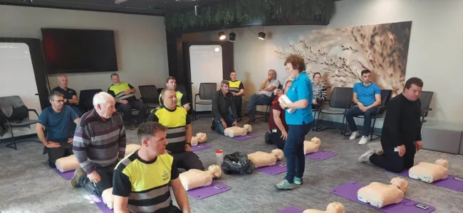 CPR Training as part of Construction Safety Campaign